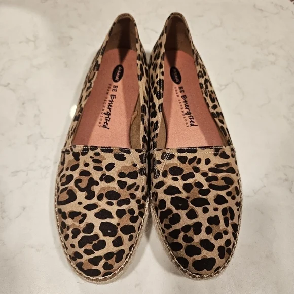 Dr. Scholls Festival Espadrilles Slip On Cheetah Print Slip On Shoes Size 10 - Picture 2 of 10